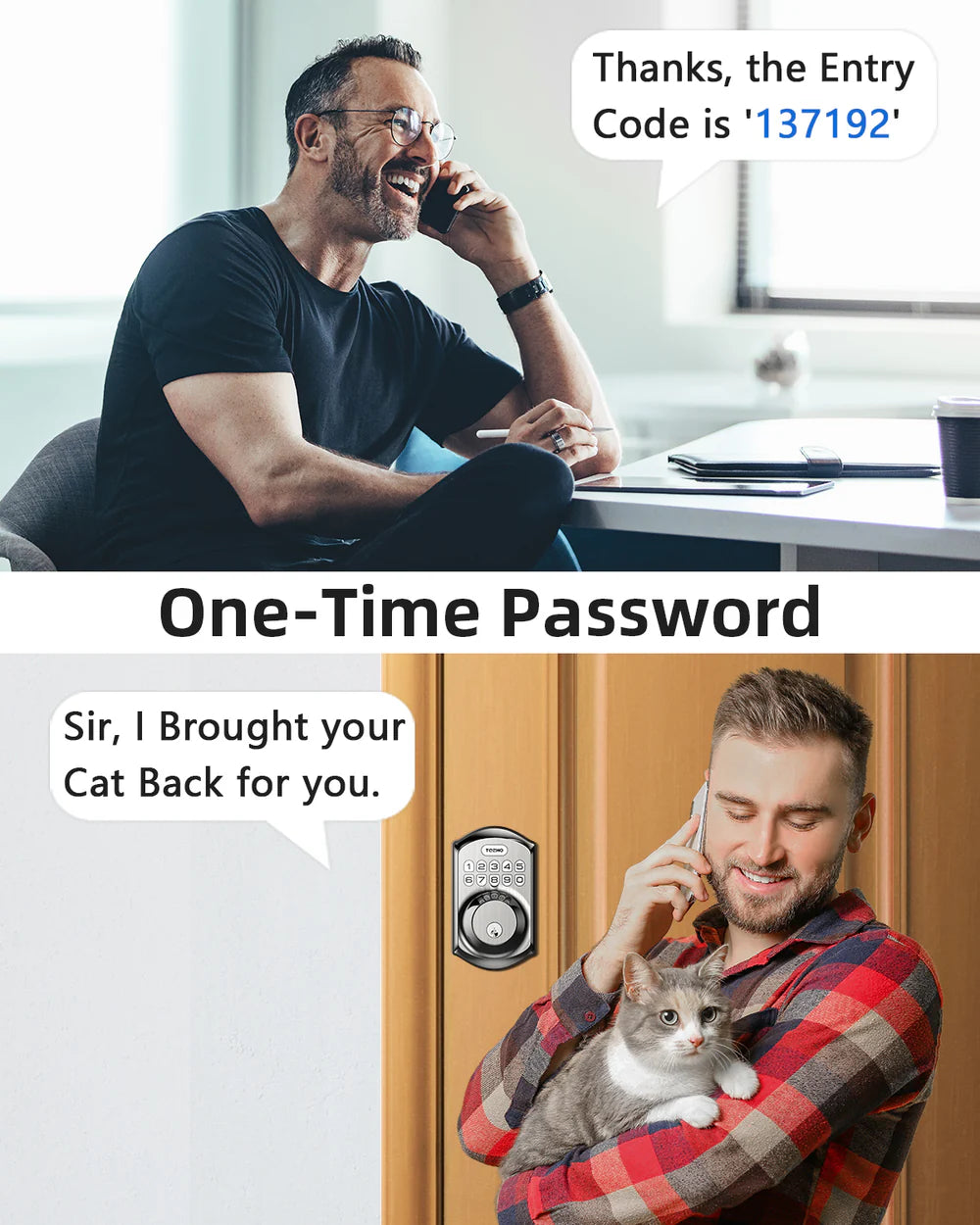 Door Lock Keyless Entry Waterproof